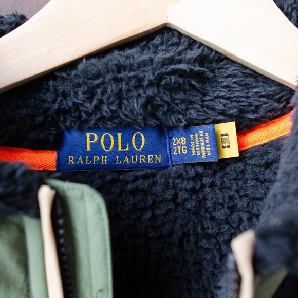 Polo Ralph Lauren Neon Pocket Fleece Jacket 2X - Picture 3 of 3